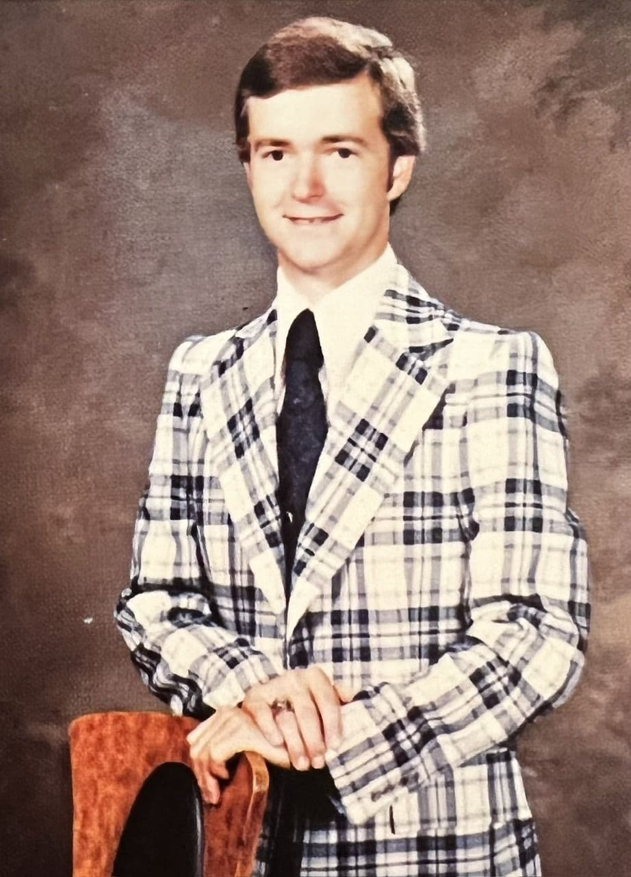 An early portrait photograph from Chuck Saylors's own collection.